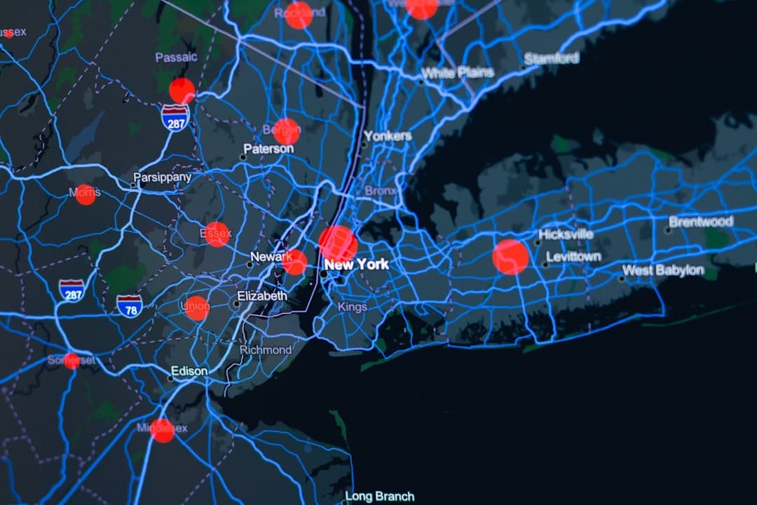 Interactive geospatial web application built with ArcGIS Experience Builder